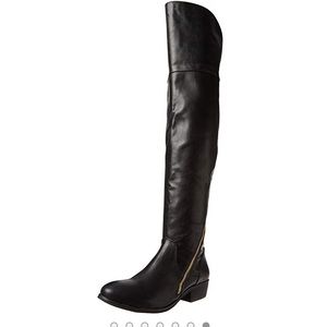 REPORT - Over the Knee Black Boots Size: 9.5